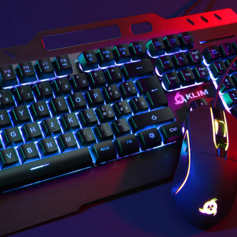 Przewodowa klawiatura mechaniczna gamingowa KLIM Lightning QWERTY IT Przewodowa klawiatura mechaniczna gamingowa KLIM Lightning QWERTY IT