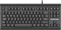 Przewodowa klawiatura gamingowa 88 klawiszy QWERTZ DE LUMSBURRY CZARNA Przewodowa klawiatura gamingowa 88 klawiszy QWERTZ DE LUMSBURRY CZARNA