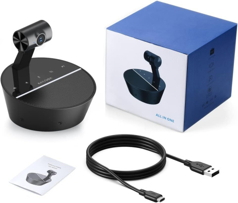 Kamera IP wideokonferencyjna Kaysuda A100 HD 1080p 6W 6 Mikrofonów czarny Kamera IP wideokonferencyjna Kaysuda A100 HD 1080p 6W 6 Mikrofonów czarny