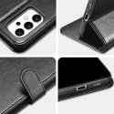 Skórzane Etui z klapką i portfelem do Samsung Galaxy A33 5G 6.4" czarny
