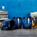 Ręcznie robiony prezent Kubek SECELES ceramika 450 ml niebieski