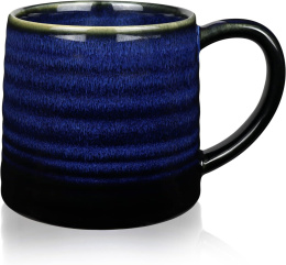 Ręcznie robiony prezent Kubek SECELES ceramika 600 ml niebieski