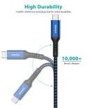 Kabel USB C do USB C NIMASO 3szt 0,3M+1M+2M 60W szybkie ładowanie 480 mb/s