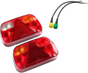 Lampa tylna do przyczepy naczepy lawet światło 2szt halogen Lampa tylna do przyczepy naczepy lawet światło 2szt halogen