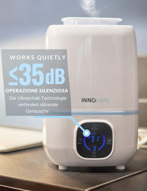 Nawilżacz powietrza dyfuzor aromaterapia ultradźwiękowy pilot i zegar Nawilżacz powietrza dyfuzor aromaterapia ultradźwiękowy pilot i zegar