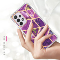 ETUI OBUDOWA GLAMOUR MARMUR WZORY GEOMETRYCZNE Samsung Galaxy A53 5G