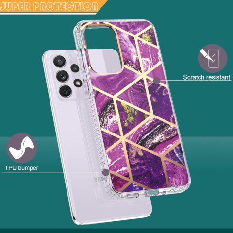 ETUI OBUDOWA GLAMOUR MARMUR WZORY GEOMETRYCZNE Samsung Galaxy A53 5G ETUI OBUDOWA GLAMOUR MARMUR WZORY GEOMETRYCZNE Samsung Galaxy A53 5G