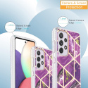 ETUI OBUDOWA GLAMOUR MARMUR WZORY GEOMETRYCZNE Samsung Galaxy A53 5G