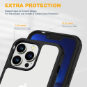 Etui 360° przód i tył iPhone 14 Pro Max ochrona na aparat czarny case Etui 360° przód i tył iPhone 14 Pro Max ochrona na aparat czarny case