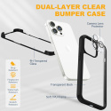 Etui 360° przód i tył iPhone 14 Pro Max ochrona na aparat czarny case Etui 360° przód i tył iPhone 14 Pro Max ochrona na aparat czarny case