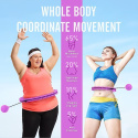 ODCHUDZAJĄCE HULA HOOP Z WYPUSTKAMI I OBCIĄŻENIEM FIOLETOWE ODCHUDZAJĄCE HULA HOOP Z WYPUSTKAMI I OBCIĄŻENIEM FIOLETOWE