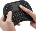 Mini klawiatura bezprzewodowa Smart TV xbox PC touchpad QWERTZ DE 2.4G Mini klawiatura bezprzewodowa Smart TV xbox PC touchpad QWERTZ DE 2.4G