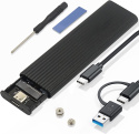 OBUDOWA ADAPTER DYSKU SSD kartridż Airusam M.2 NVME USB-C 3.1 OBUDOWA ADAPTER DYSKU SSD kartridż Airusam M.2 NVME USB-C 3.1