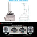 2x żarówka żarnik palnik xenon ksenonowa samochodowa D1S 6000K XELORD