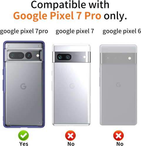 Etui do Google Pixel 7 PRO gumowe obudowa mat case niebieski Etui do Google Pixel 7 PRO gumowe obudowa mat case niebieski