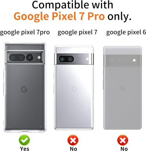 Etui do Google Pixel 7 PRO gumowe obudowa mat case przezroczyste Etui do Google Pixel 7 PRO gumowe obudowa mat case przezroczyste