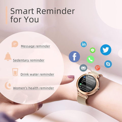 SMARTWATCH INTELIGENTNY ZEGAREK DAMSKI NY22 WODOODPORNY FITNESS SPORTOWY SMARTWATCH INTELIGENTNY ZEGAREK DAMSKI NY22 WODOODPORNY FITNESS SPORTOWY