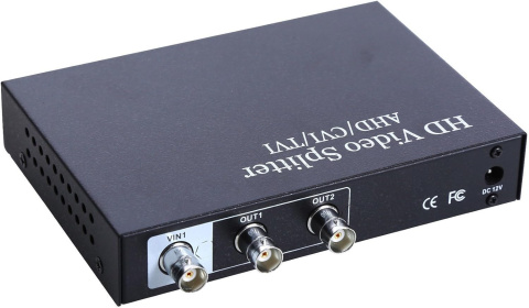 Rozgałęźnik rozdzielacz obrazu i audio HD video Splitter AHD/CVI/TVI Rozgałęźnik rozdzielacz obrazu i audio HD video Splitter AHD/CVI/TVI