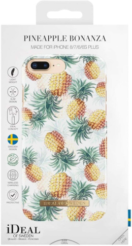 Pokrowiec etui case iDeal Of Sweden do iPhone 8/7/6/6S Plus ananasy