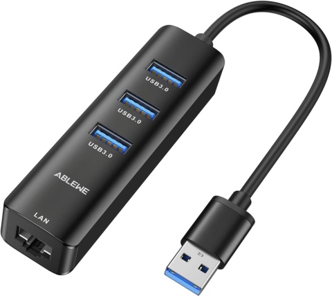 Koncentrator USB 3.0 ADAPTER HUB 4w1 LAN 1000 Mpbs KARTA SIECIOWA RJ45