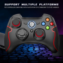Kontroler Bezprzewodowy GamePad podwójne wibracje EasySMX PC PS3 Android Kontroler Bezprzewodowy GamePad podwójne wibracje EasySMX PC PS3 Android
