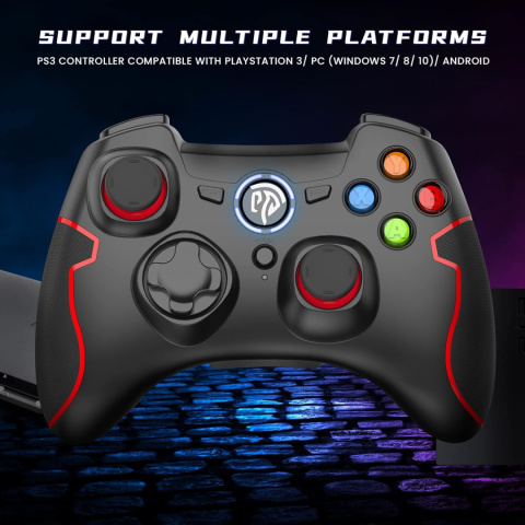 Kontroler Bezprzewodowy GamePad podwójne wibracje EasySMX PC PS3 Android Kontroler Bezprzewodowy GamePad podwójne wibracje EasySMX PC PS3 Android