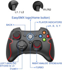 Kontroler Bezprzewodowy GamePad podwójne wibracje EasySMX PC PS3 Android Kontroler Bezprzewodowy GamePad podwójne wibracje EasySMX PC PS3 Android