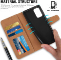 Etui z klapką skórzane na magnes portfel do Samsung Galaxy A33 5G Czarne Etui z klapką skórzane na magnes portfel do Samsung Galaxy A33 5G Czarne