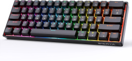 KLAWIATURA GAMINGOWA MECHANICZNA DLA GRACZY PODŚWIETLANA RGB DIERYA DK61E