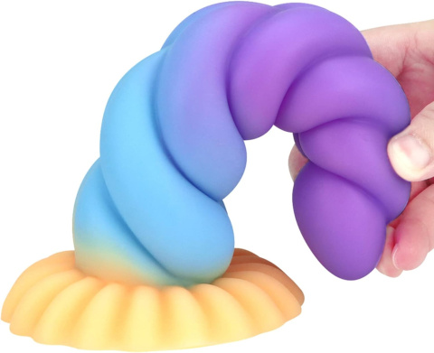 Silikonowe dildo z mocną przyssawką 19cm anal sex stymulacja korek Silikonowe dildo z mocną przyssawką 19cm anal sex stymulacja korek