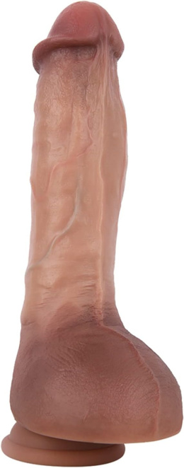 Silikonowe dildo z mocną przyssawką 17cm anal sex stymulacja korek