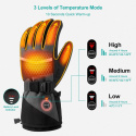 Elektrycznie podgrzewane rękawice ekran dotykowy ogrzewacz rąk XL