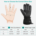 Elektrycznie podgrzewane rękawice ekran dotykowy ogrzewacz rąk XL