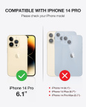 ETUI Z KLAPKĄ PORTFEL DO IPHONE 14 PRO 6,1″ niebieski pokrowiec case