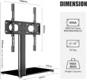 Uchwyt nogi stojak na telewizor 26-55" do 40kg VESA 400x400 SUPTEK