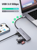 UGREEN HUB ROZDZIELACZ USB-C TYP-C NA 4x USB 3.0 UGREEN HUB ROZDZIELACZ USB-C TYP-C NA 4x USB 3.0