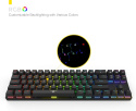 Klawiatura mechaniczna Drevo CALIBUR Bluetooth 4.0 do gier RGB USB QWERTY Klawiatura mechaniczna Drevo CALIBUR Bluetooth 4.0 do gier RGB USB QWERTY