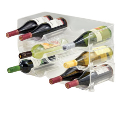organizer stojak na wino napoje 4 poziomy organizer na butelki mdesign