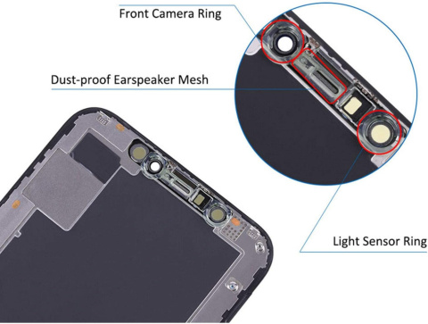 Wyświetlacz LCD ekran dotykowy zamiennik Hoonyer do iPhone XS czarny zestaw Wyświetlacz LCD ekran dotykowy zamiennik Hoonyer do iPhone XS czarny zestaw