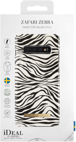 Pokrowiec etui case iDeal Of Sweden do Galaxy S10 Plus ZEBRA