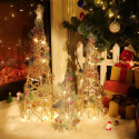 Choinka stożkowa led zewnętrzna dekoracje do domu świąteczne 3 SZTUKI