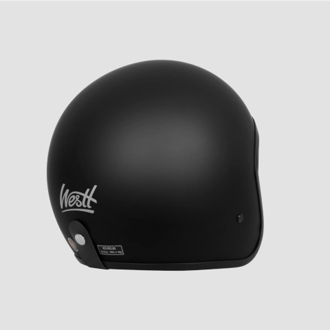 Kask motocyklowy Otwarty Retro Vintage L 56-60cm na skuter Westt mat Kask motocyklowy Otwarty Retro Vintage L 56-60cm na skuter Westt mat