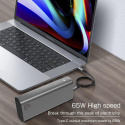 POWERBANK SLuB T111LF 30000 mAh 65W 2xUSB USB-C SZYBKI DUŻY MOCNY POWERBANK