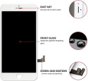 Wyświetlacz LCD ekran dotykowy zamiennik Hoonyer do iPhone 7 biały zestaw Wyświetlacz LCD ekran dotykowy zamiennik Hoonyer do iPhone 7 biały zestaw