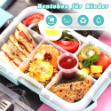 ŚNIADANIÓWKA DZIECIĘCA LUNCHBOX POJEMNIK SOS BOX BENTO 920ml SZKOLNA