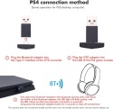 ADAPTER ODBIORNIK SŁUCHAWKOWY PS4 PS5 BLUETOOTH AUDIO 5.0 USB 2.0 DONGLE