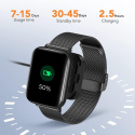 SMARTWATCH HOMMIE L12 ZEGAREK PULSOMETR WODOODPORNY ROZMOWY SPORT APLIKACJA