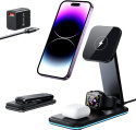Ładowarka indukcyjna bezprzewodowa 3W1 iWatch iPhone AirPods MAGSAFE Ładowarka indukcyjna bezprzewodowa 3W1 iWatch iPhone AirPods MAGSAFE