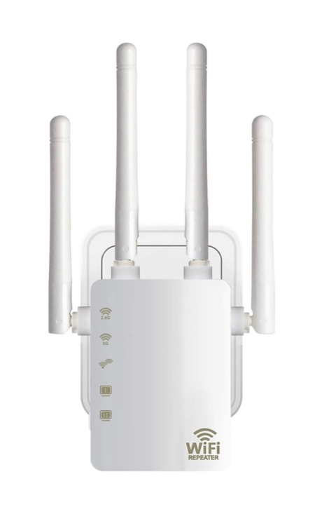 Dwuzakresowy wzmacniacz sygnału Wi-Fi AC1200 Mbit/s 5 GHz Ethernet WLAN WPS Dwuzakresowy wzmacniacz sygnału Wi-Fi AC1200 Mbit/s 5 GHz Ethernet WLAN WPS