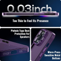 Etui plecki do iPhone 14 Pro 6,1" nakładka fioletowe sztywne plexi Etui plecki do iPhone 14 Pro 6,1" nakładka fioletowe sztywne plexi